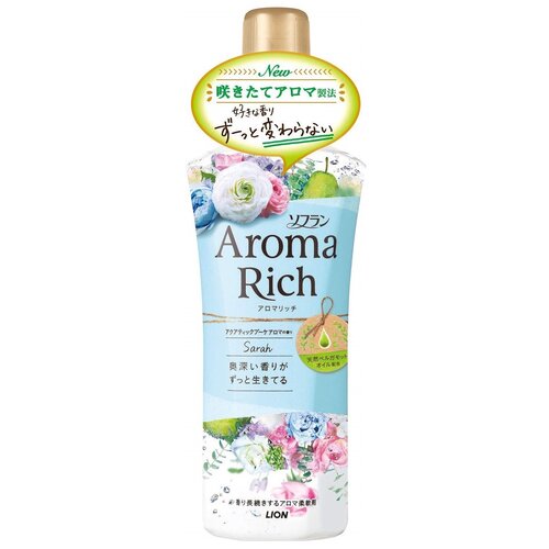 Кондиционер для белья Aroma Rich Sarah с ароматом цветов и груши Lion 400мл