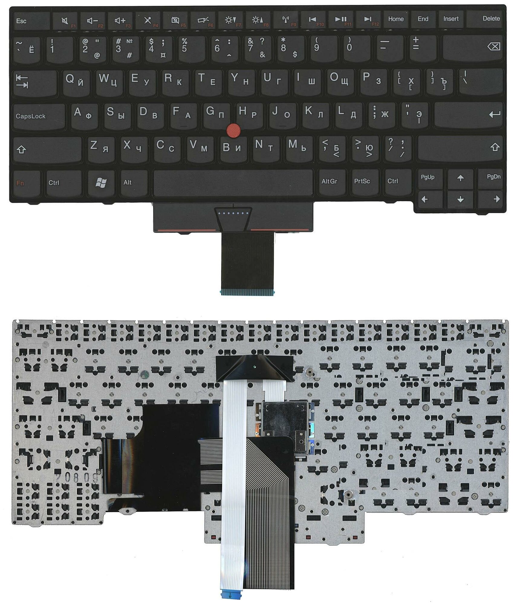 Клавиатура для ноутбука Lenovo Thinkpad Edge E430 E430C E435 E330 E335 черная