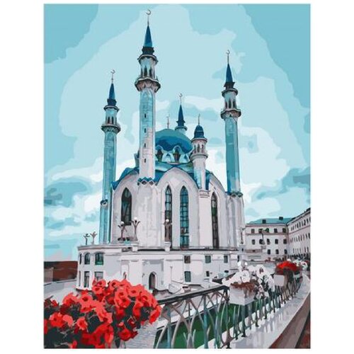 Картина по номерам на холсте Paintboy Главная мечеть Казани, 40х50 см, GX-36738