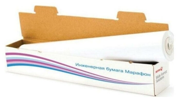 Xerox Бумага без покрытия Xerox 450L90239M Марафон, рулон A1 24" 620 мм x 150 м, 75 г/м2, втулка 3" 76 мм