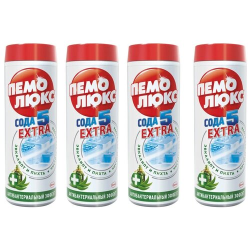 Чистящее средство Пемолюкс Антибактериальный порошок 480г, 4шт