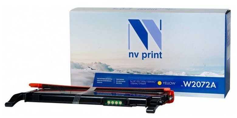 Картридж NV Print NV-W2072AY Желтый для HP 150/150A/150NW/178NW/179MFP