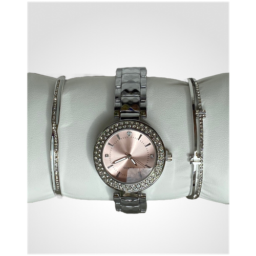 Наручные женские часы в стиле Pandora/серебристый