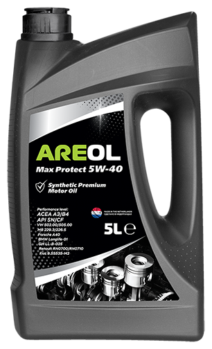 Моторное масло Areol Max Protect 5W-40 4л