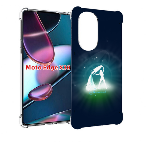 Чехол MyPads знак зодиака водолей 1 для Motorola Moto Edge X30 задняя-панель-накладка-бампер