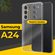 Тонкий силиконовый чехол для смартфона Samsung Galaxy А24 / Проти...