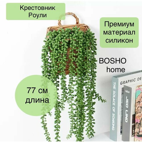 Крестовник Роули суккулент искусственный набор из 2 штук 1100₽