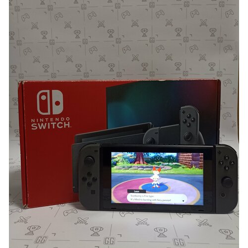Игровая приставка Nintendo Switch (rev 2) В коробке