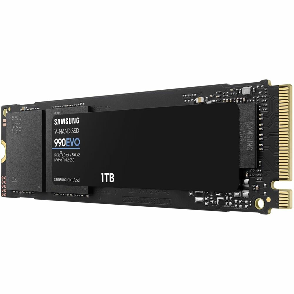 Накопитель SSD Samsung 1000Gb 990 EVO, M.2 PCIe 4.0 x 4 / 5.0 x 2 NVMe TLC V-NAND, Retail — фото 1