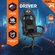 Кресло компьютерное игровое TetChair DRIVER, черный/черный