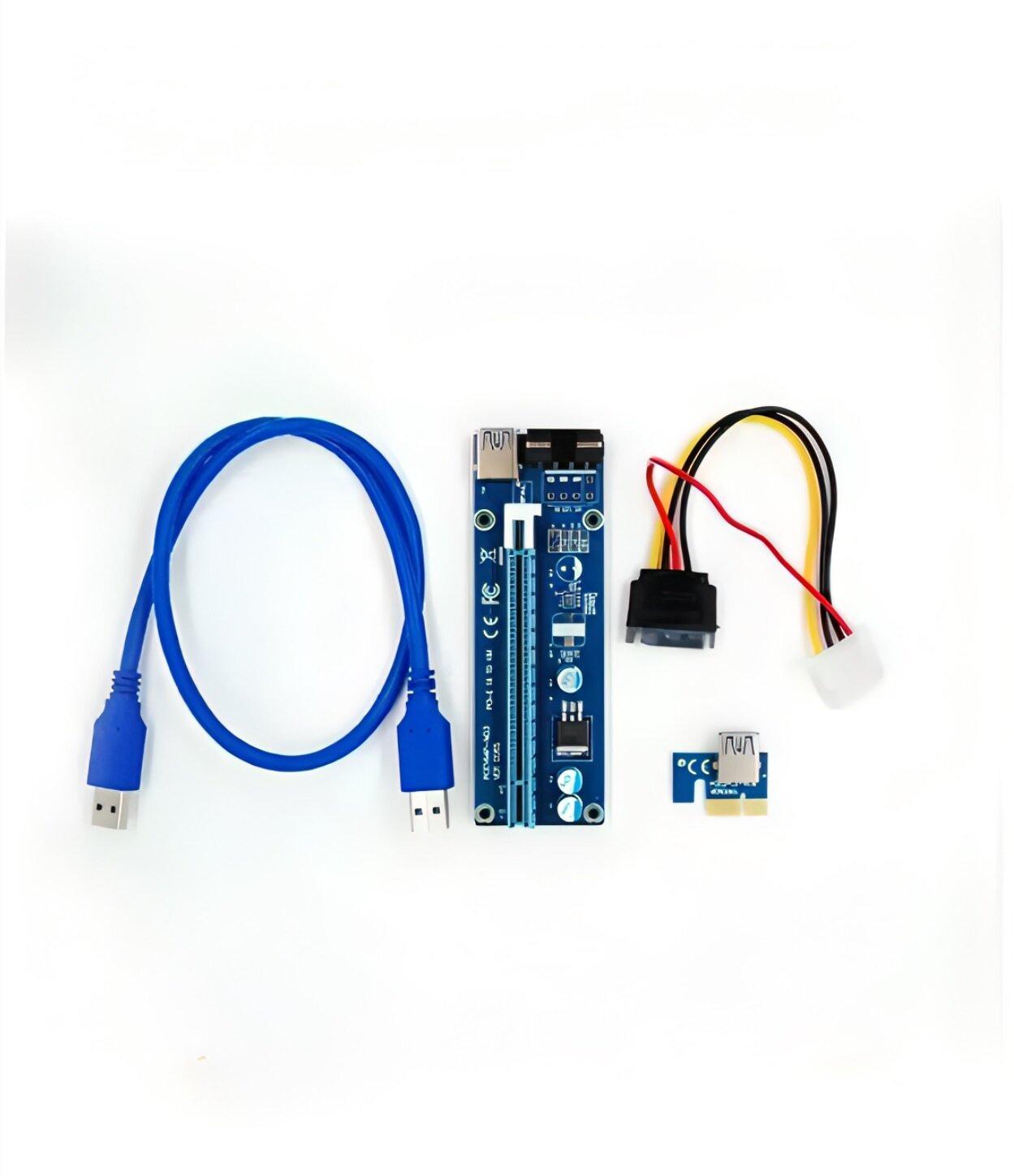 Райзер для видеокарты SATA 15-pin/Molex 4pin — фото 1