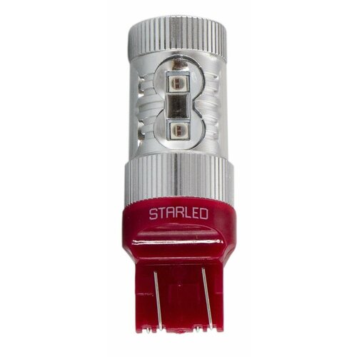 Светодиодная авто лампа 7443 W215W W3x16q для стоп-сигналов и габаритных огней 12-24 VDC красный цвет STARLED 8G 7443 Red 1195₽