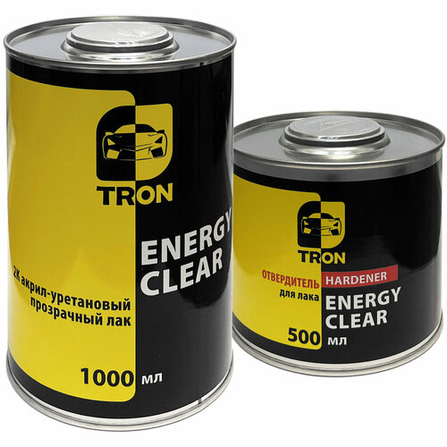 Лак 2+1 акрил-уретановый c отвердителем ENERGY TRON (1л+0,5л)