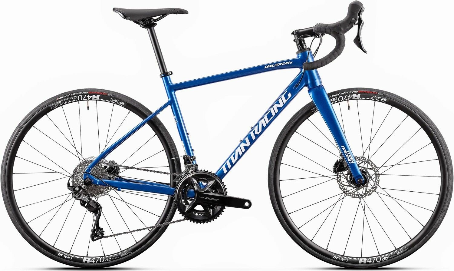 Велосипед шоссейный Titan Racing Valerian Comp (2025), рама L, Синий