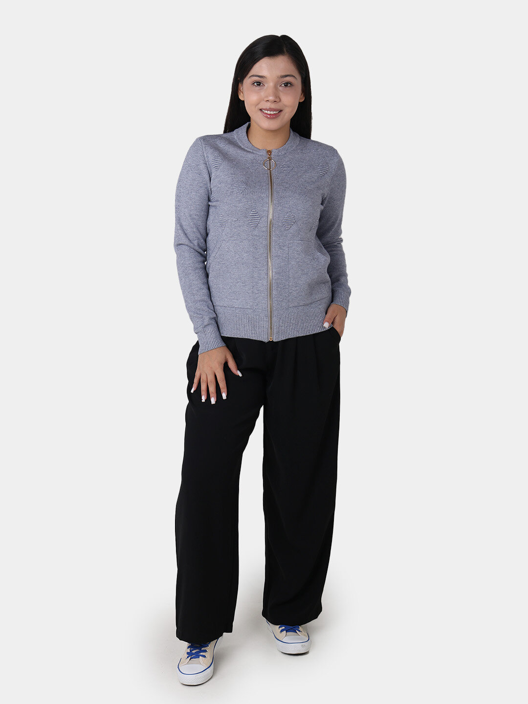 Джемпер , размер One Size, серый — фото 1