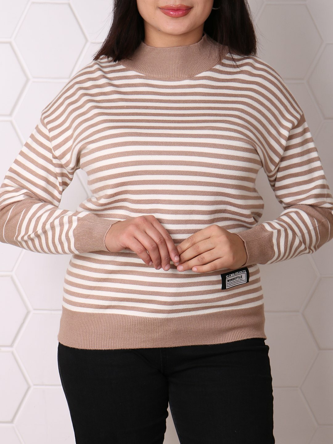 Свитер размер One Size, , бежевый — фото 1