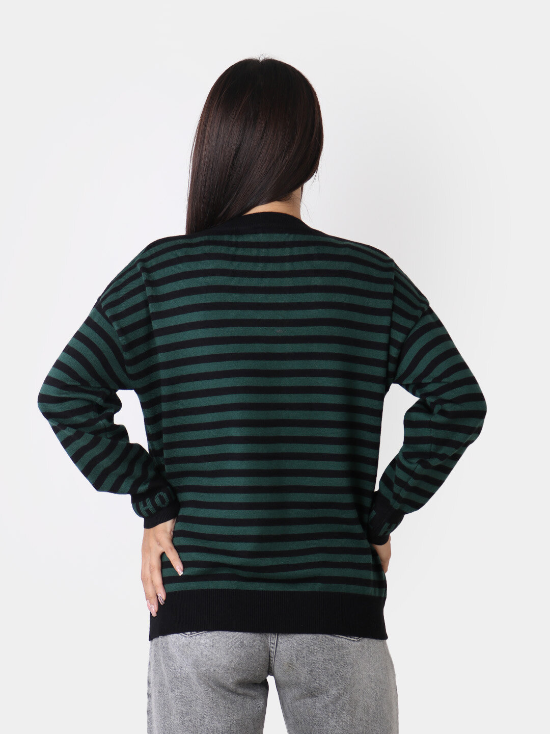 Свитер размер One Size, , темно-зеленый — фото 1