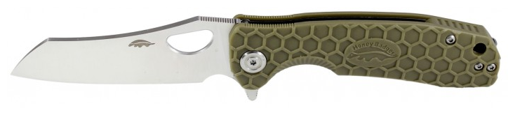 Нож Honey Badger Wharnclever M (HB1040) с зелёной рукоятью