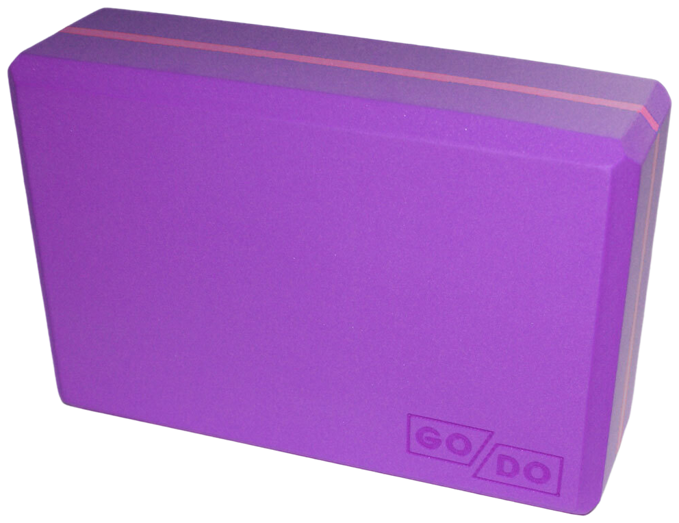 Блок для йоги Go Do YJ-K2 фиолетовый