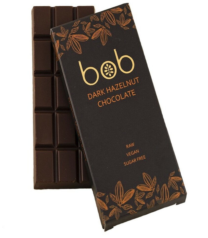 Шоколад тёмный с фундуком Bob 50 г - фотография № 10