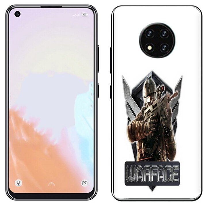 Чехол задняя-панель-накладка-бампер MyPads игра про войну для Oukitel C19/Oukitel C19 Pro противоударный