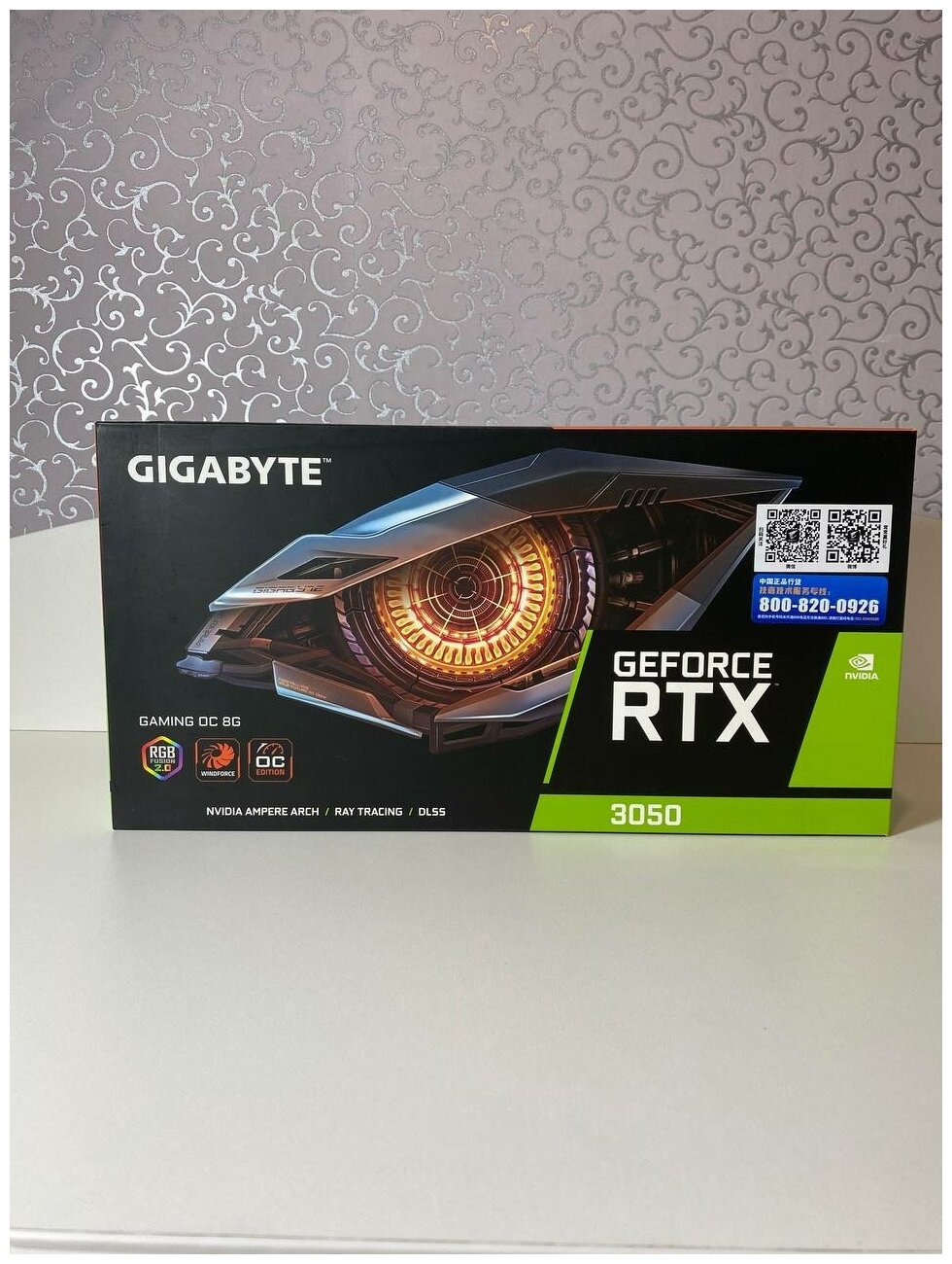 Видеокарта Gigabyte NVIDIA GeForce RTX 3050, , 8ГБ, GDDR6, OC, Ret - фото №5