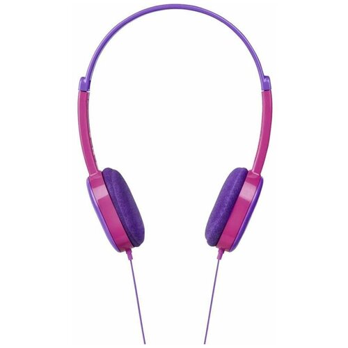 Наушники накладные Hama Kids 12м фиолетовыйрозовый проводные оголовье 177000₽