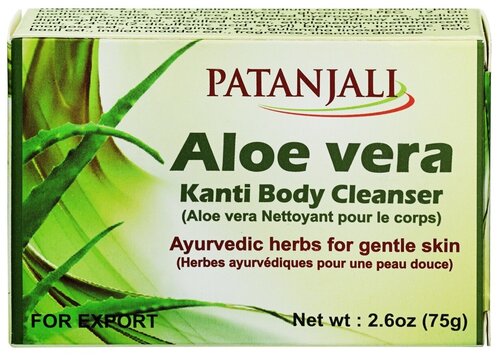 PATANJALI Мыло Патанджали алоэ вера канти, 75 г