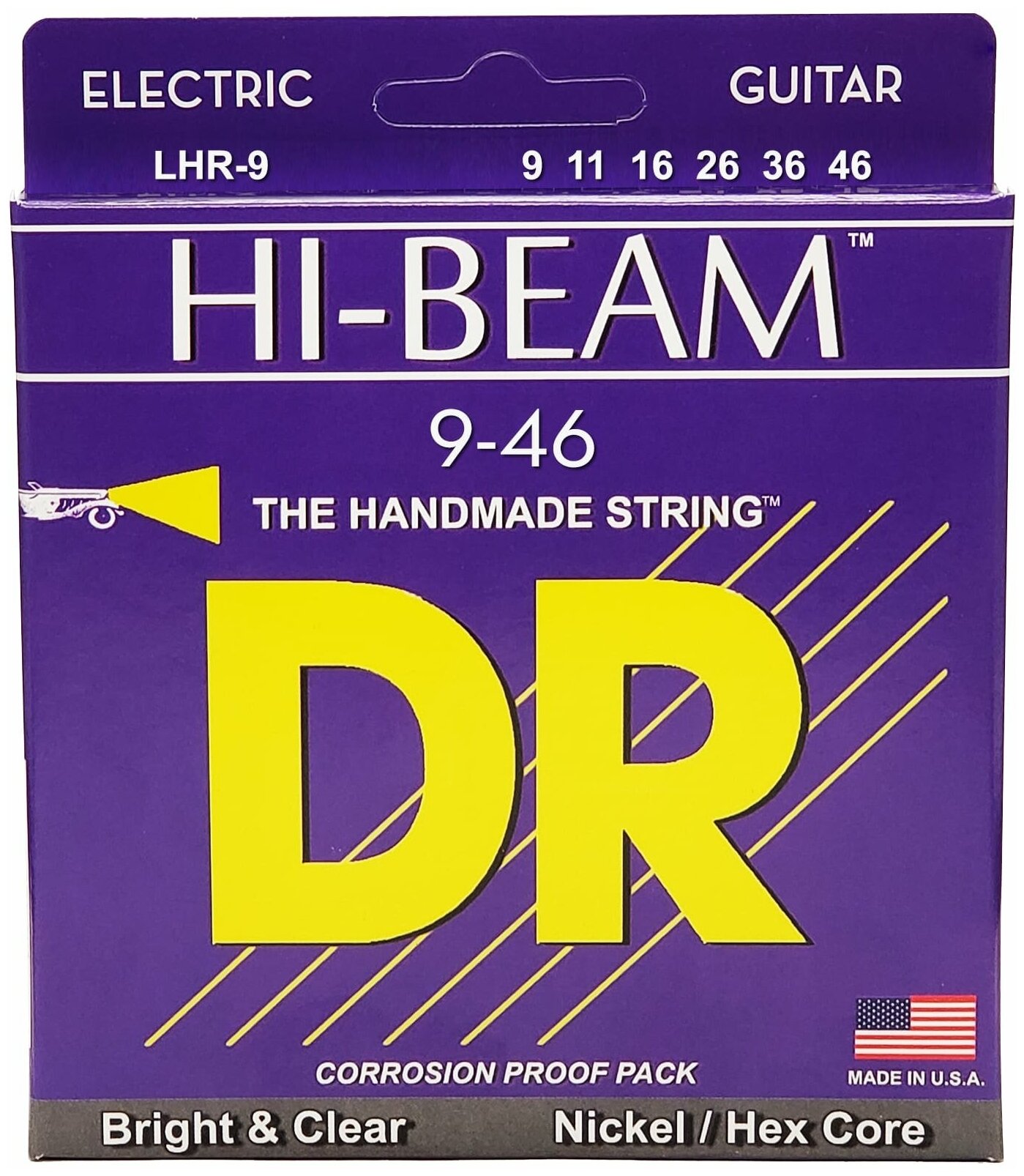 DR LHR-9/46 HI-BEAM струны для электрогитары 9-46