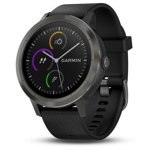 Смарт-часы GARMIN VIVOACTIVE 3 черные с черным ремешком 2990000₽
