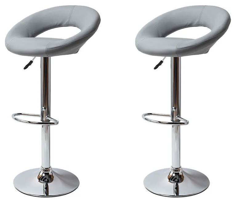 Комплект из двух барных стульев BN 1009-1 серый