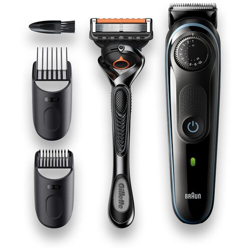 триммер braun mgk5245 бритва gillette Триммер Braun BT 5340 + Бритва Gillette, черный