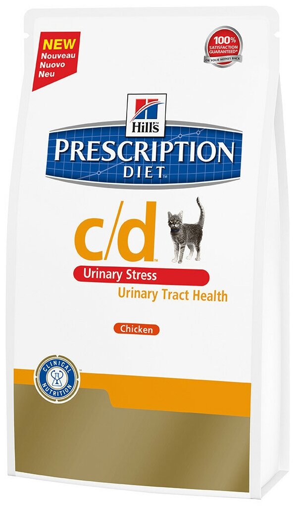Сухой корм для кошек Hill's C/D Feline Urinary Stress лечение цистита и МКБ, с курицей 1.5 кг - фотография № 15