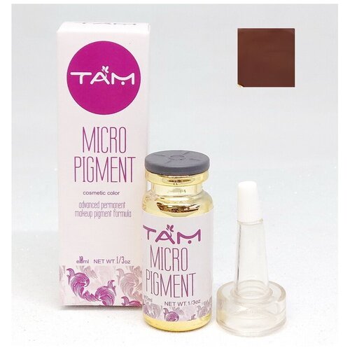 Пигмент Dark Brown T.A.M. для татуажа бровей темно-коричневый