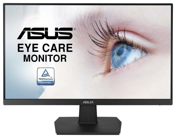 Монитор 23.8 ASUS VA247HE Black (VA, 1920x1080, 75Hz, 5ms, 178°/178°, 250 cd/m, 3000:1, +DVI, +HDMI, )