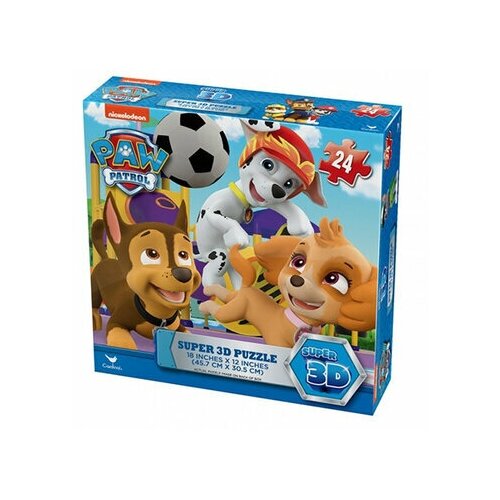 3D-пазл Щенячий Патруль Paw Patrol, 24 элемента, 6028786 3d пазл ravensburger щенячий патруль 72 элемента