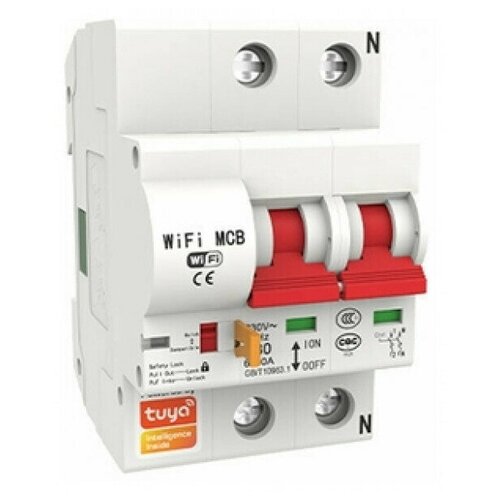 Умный Wi-Fi автомат 25A 2PAC-CB2P25A 570000₽