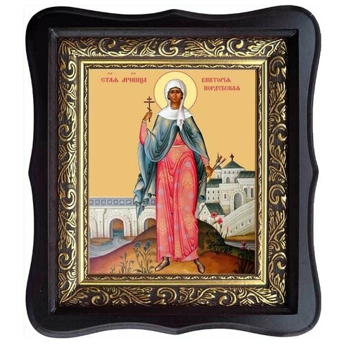 Виктория Кордубская (Кордувийская) Святая мученица. Икона на холсте.