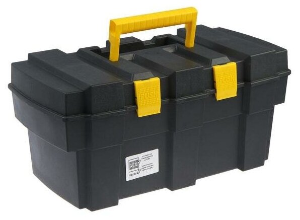 Ящик для инструмента тундра 16" 420 х 225 х 200 мм пластиковый подвижный лоток