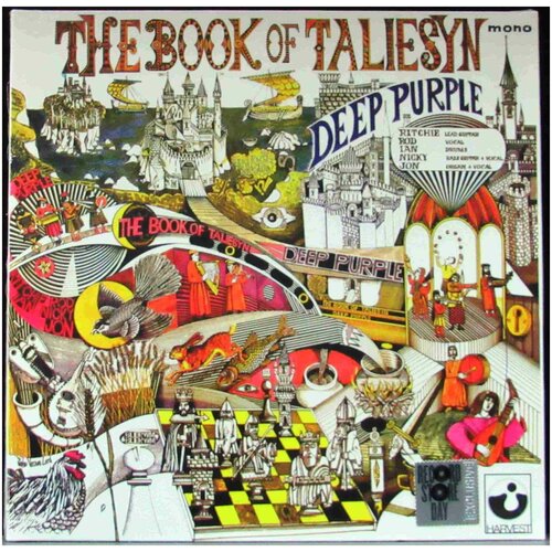 Deep Purple Виниловая пластинка Deep Purple Book Of Taliesyn виниловая пластинка deep purple the book of taliesyn mono 180 gram белый винил 1 lp