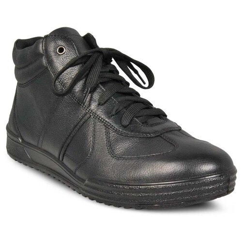 Ботинки Riveri, демисезонные, натуральная кожа, размер 45, черный