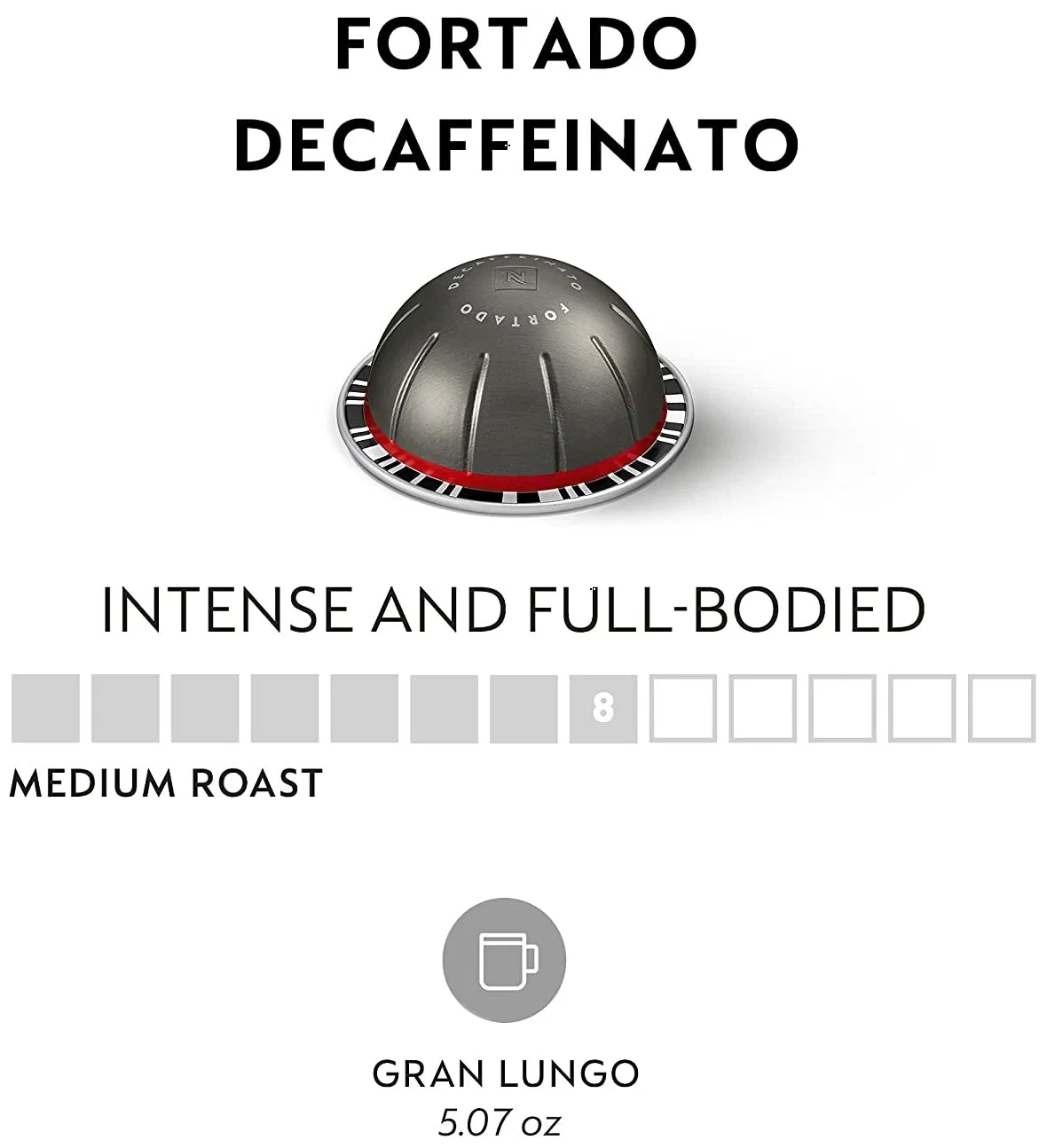 Кофе в капсулах Nespresso Fortado Decaffeinato, 10 кап. в уп. - фотография № 3