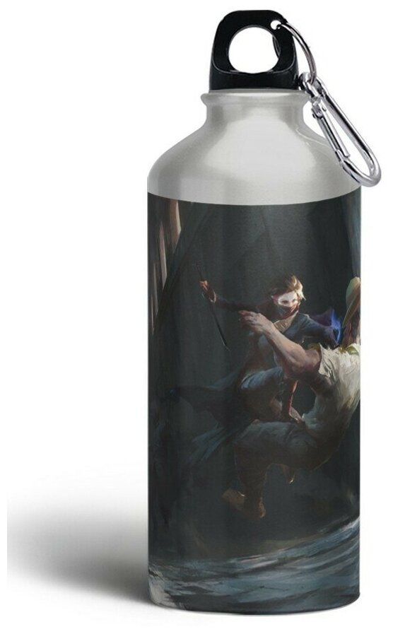 Бутылка спортивная/туристическая фляга игры Dishonored 2 (ps3, ps4, ps5, Xbox, PC, Switch) - 6146
