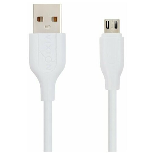 Кабель USB VIXION (K2) microUSB (2м) (белый)