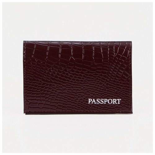 фото Обложка для паспорта , коричневый нет бренда