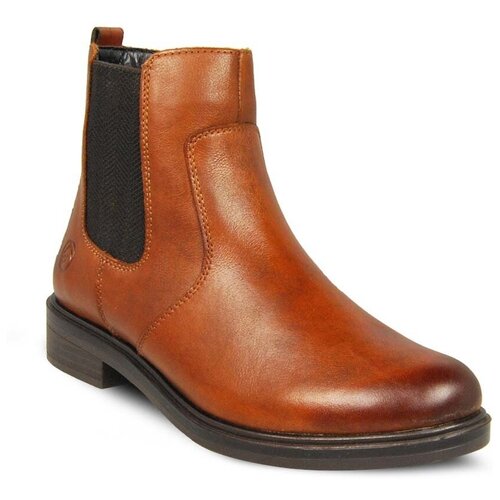 фото Ботинки remonte, демисезонные,натуральная кожа, полнота g, размер 39, коричневый