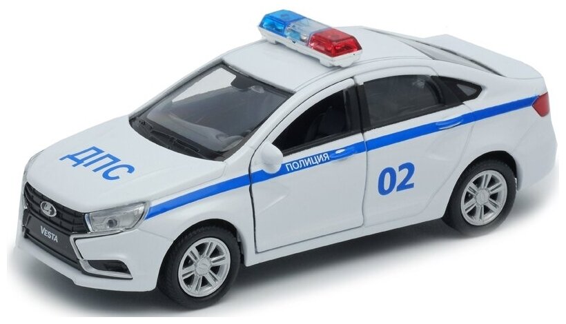 Легковой автомобиль Welly Lada Vesta ДПС (43727PB) 1:34 — купить в ...