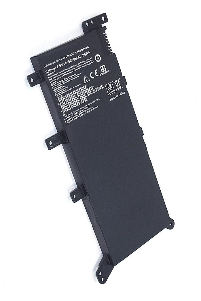Аккумуляторная батарея для ноутбука Asus X555-2S1P 7.6V 38Wh OEM черная