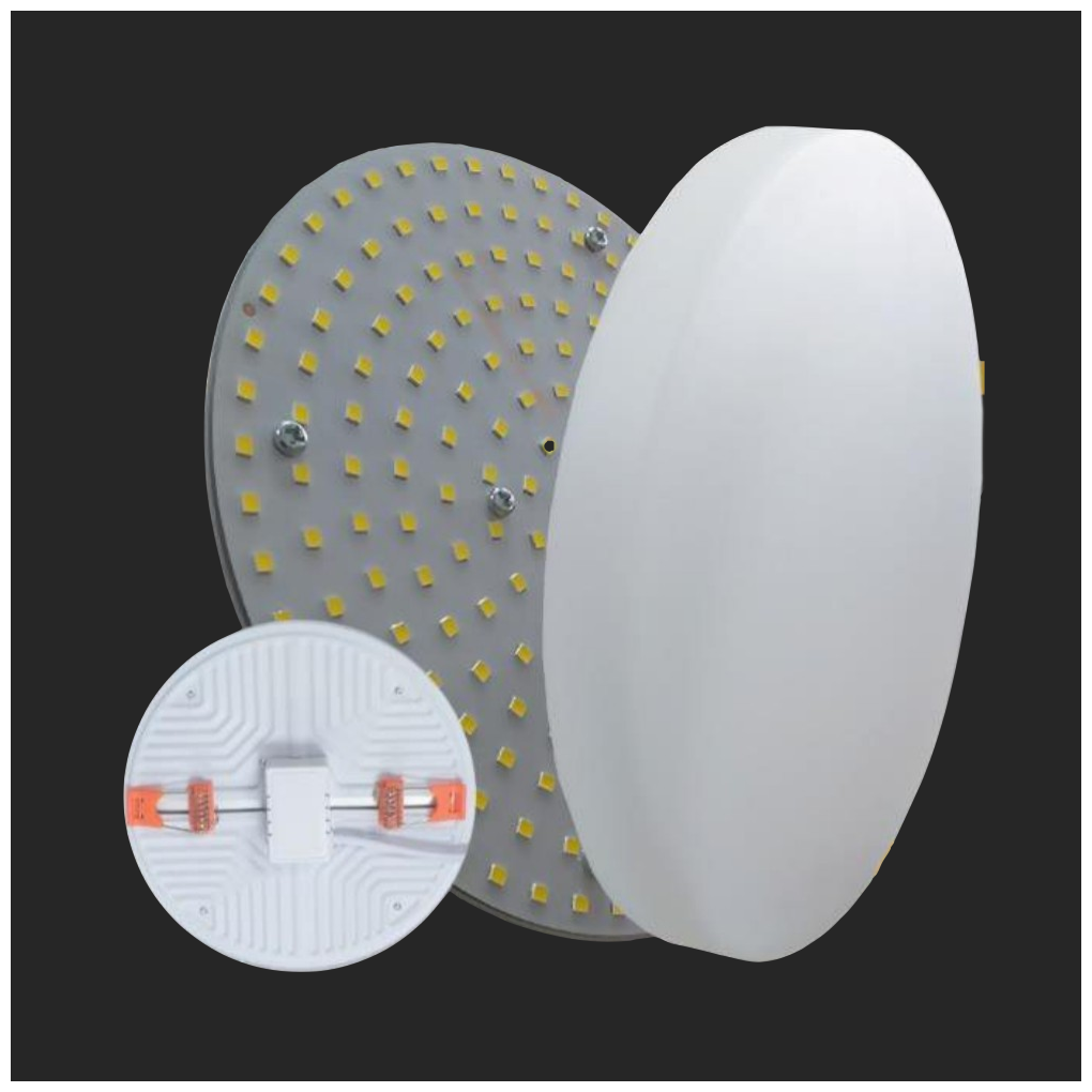 Встраиваемый светодиодный светильник EKS LOFT - LED панель круглая безрамочная (22 Вт, 2000ЛМ, 4200К) - фотография № 6