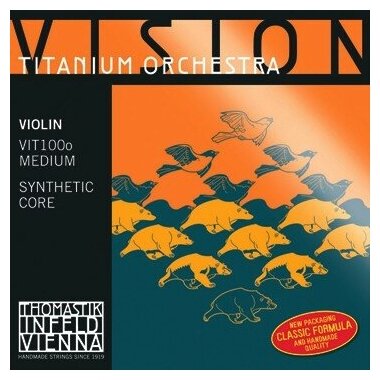 Thomastik VIT100о Vision Titanium Orchestra Комплект струн для скрипки, среднее натяжение